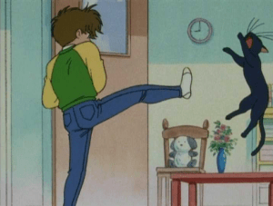 I don't care how hypnotised he is, that kid is going to BURN