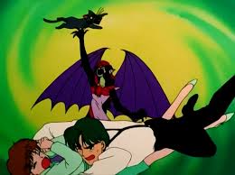 LOOK! ACTION! Luna is always saving Usagi's ass