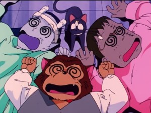 I think they're all recipients of skin-grafts or something, they don't look too healthy