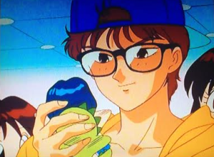 He's a little too keen on that Sailor Mercury doll