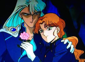 Because gays love flowers, right? So sensitive, Sailor Moon