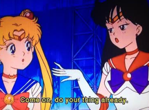 Whether or not you like the formulaic structure of Sailor Moon, you have to admire their awareness of said structure 