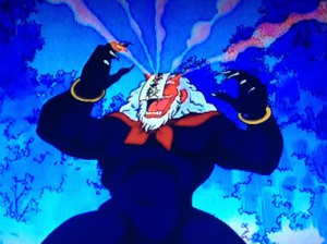 "Ahhhh you stuck used toilet roll on my foreheeeeead!"