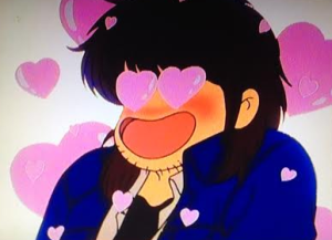 "Oh you're in love with me? That's great. Hold on a second while I grab my gun"