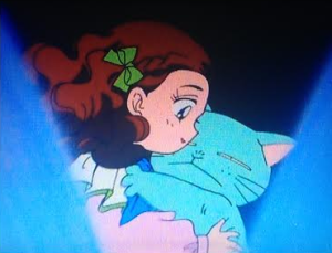 "Hey, focus you stupid crystal. Which one is center-frame!? I'll just go with the little girl, that won't come back to haunt me"