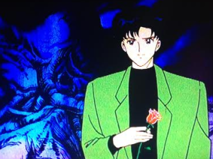 "I have an entire bouquet under my jacket."