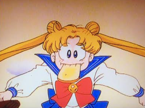 Considering the frequency Usagi falls on her face, this is a definite chocking hazard