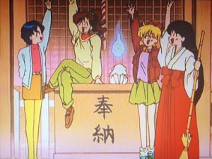 "Let's justify our presence in the episode! Yay!"