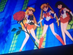 They use quite a few of these focus-shift shots in Sailor Moon. A great little technique that adds a lot of flair to the art