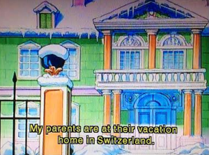 He's totally lying and just broken into a random strangers house