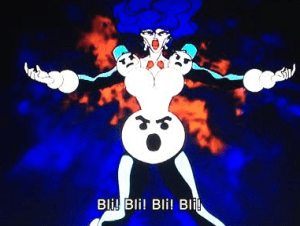 Meanwhile this goes on for a while. BLI! BLI!