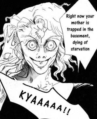 "Also I blocked your toilet, with dark energy. And poo."