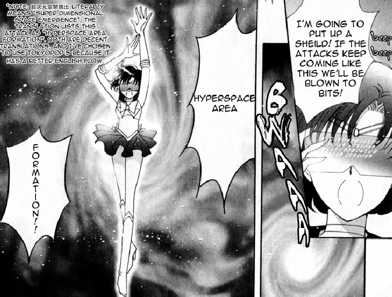 She's actually pretty useful! Weird huh? No such attack like this in the anime...