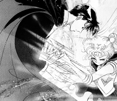 "Hey, thanks for rushing up to me just as you stabbed yourself in the gut. Now you're all bleeding over me and shit. I'm glad we broke up."