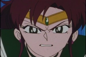 This is her serious face. It's also the "someone cut off my nose" face