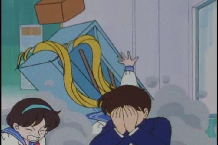 "Let's face it, this isn't the weirdest way I've entered this room."