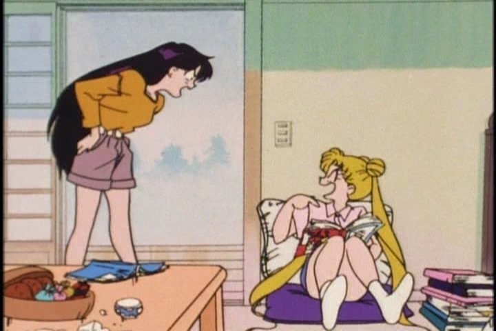 Usagi has stopped giving a shit about Rei being pissed off, which is exactly how to trump her