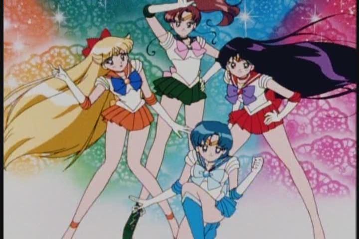 Yep, this is pretty much Anchorman. What the fuck is Sailor Venus doing?