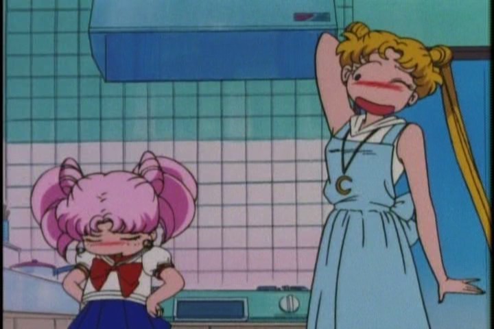 Hey, if shes going to spend a couple of days with Chibi-Usa, she needs a couple of perks