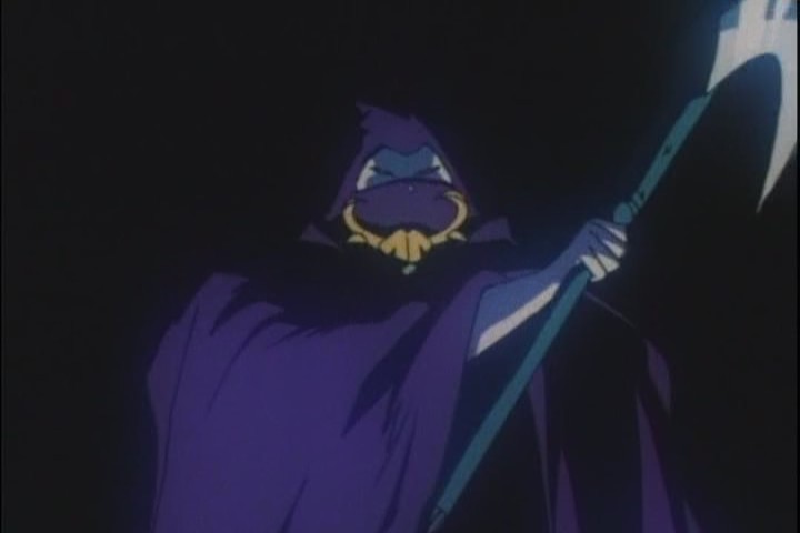 "And I totally just stabbed myself with this stupid scythe"