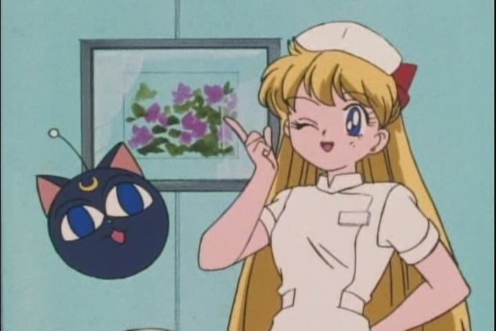 People who hang around sick and dying people all day, covered in blood and pus, are clearly a basis for sexual fantasies. Also where did she get this goddamn outfit?