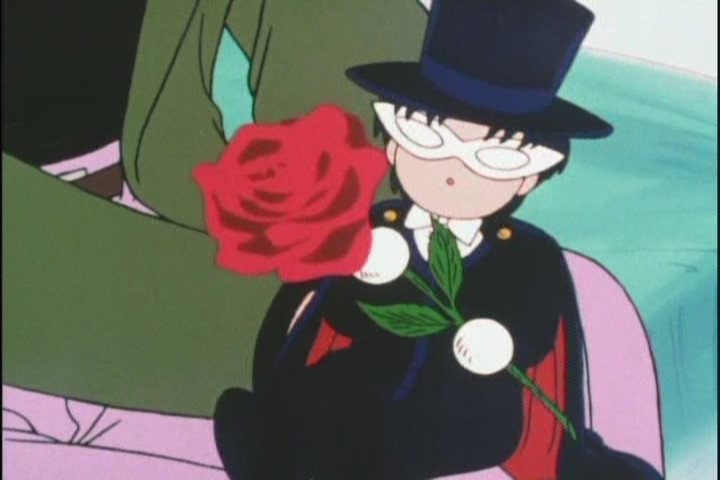 It even has the same vacant douchey expression as the real Tuxedo Kamen