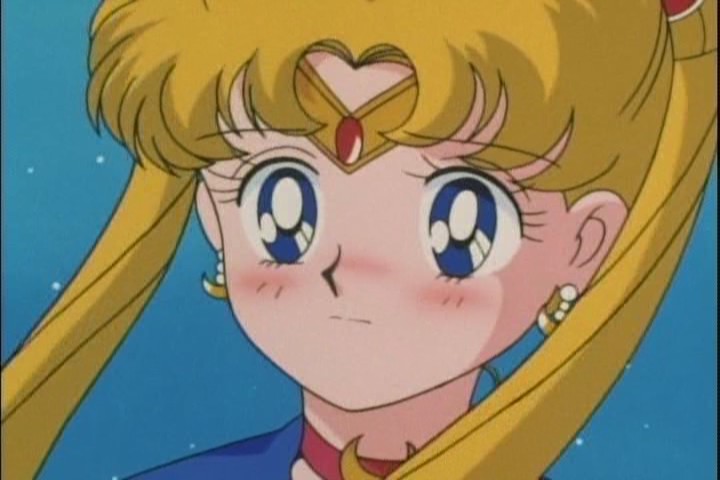 Sailor Moon is gorgeous when she blushes, eh?