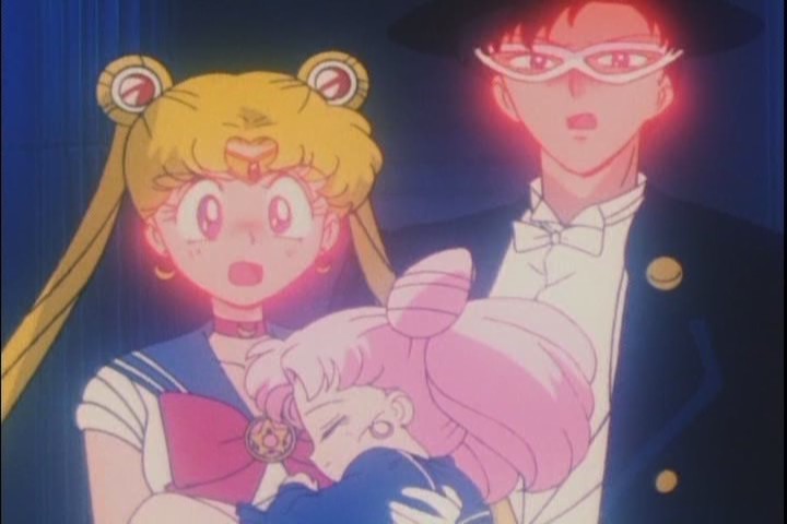 Funny to see Tuxedo Kamen just as flustered and embarrassed as Sailor Moon for once