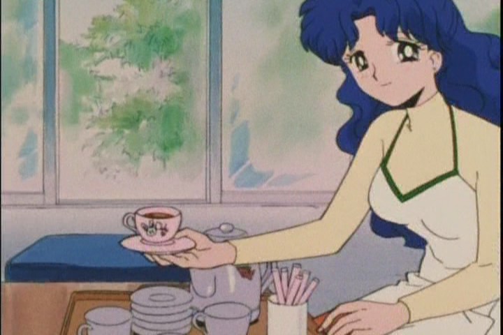 "Remember the design on the side, you girls, because I filled this one with rat poison."