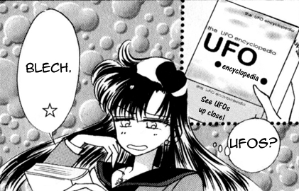 Sailor Moon Manga - Rei hates UFOs
