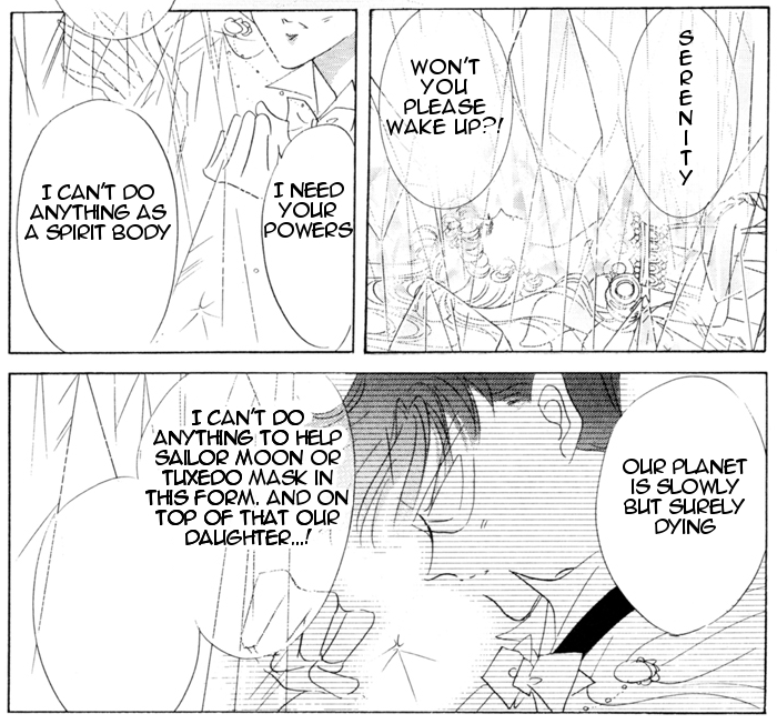 "Serenity, you have the only credit card in your pocket and I've run out of food. For the love of god wake up."