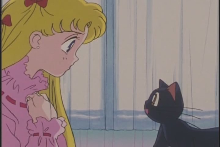 It's a weird day when Luna is telling Usagi not to worry.