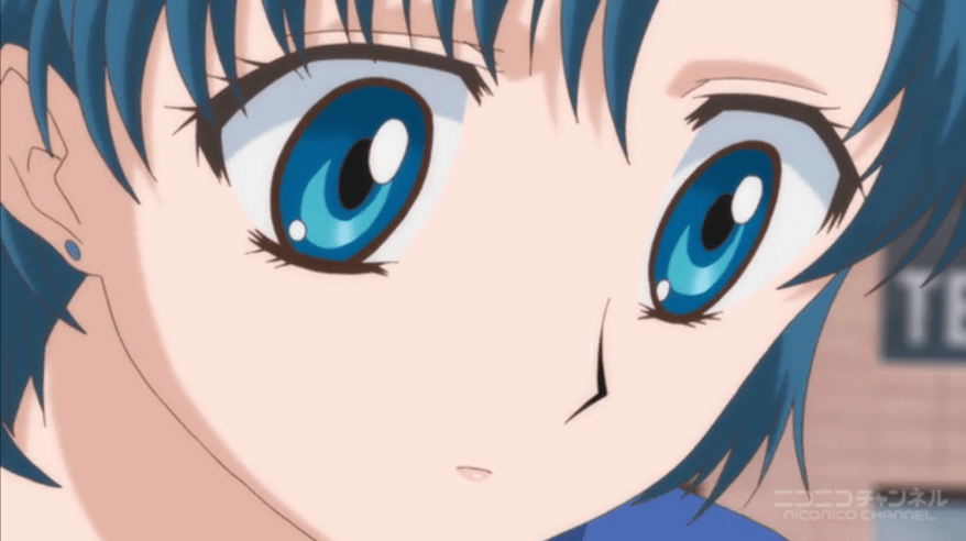 Sailor Moon Crystal - Close up of Ami