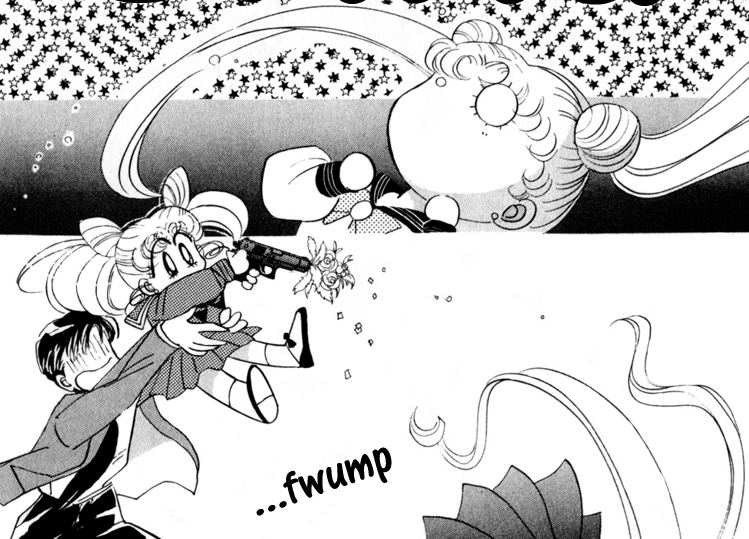 Sailor Moon manga - Chibi-Usa's appearance