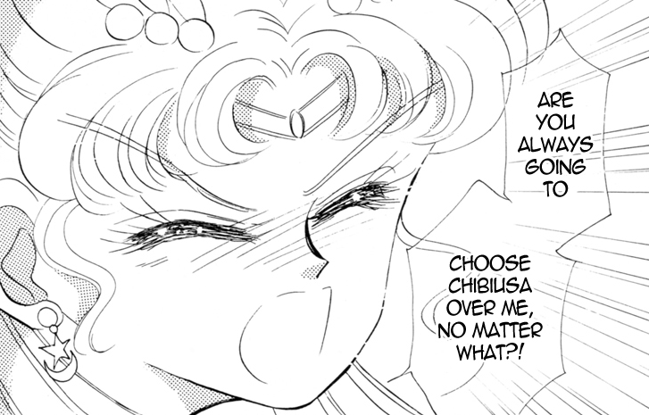 What I wanted to see was character development of Usagi realising that she will be a mother and attempting to resolve her new found responsibility and feelings. Instead, we get creepy Freudian bullshit