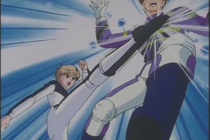 You'd think Haruka kicking a guy in the fucking face would be good. It's not, really