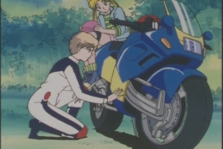 Haruka theorises that the "spark plug has gone crazy", which sounds plausible