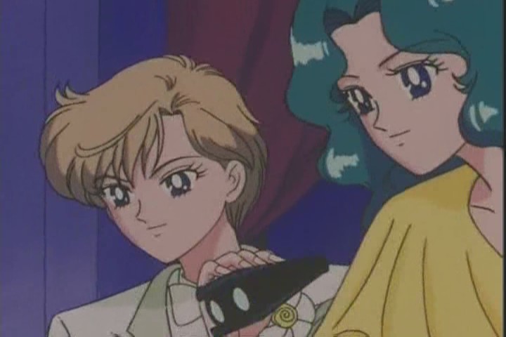 "Oh, there she is. Here's a lemon, see if  you can nail her between the eyes."