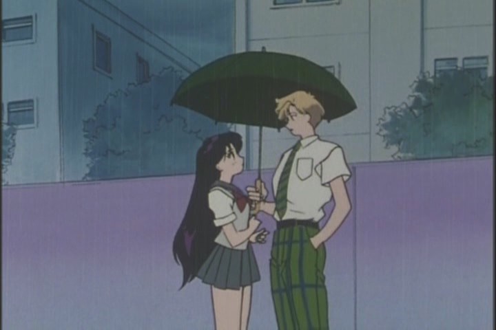 This is actually powerfully uncomfortable, as their exchange is silent to Yuichiro. Feels so bad