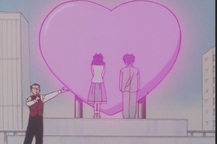"Look! LOOK AT THIS COUPLE. They are to be SACRIFICED to the ALMIGHTY HEART."