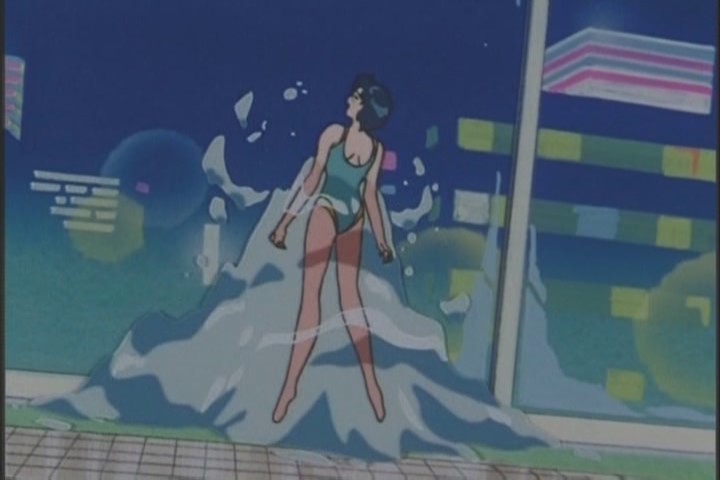 "I dont mind being frozen in stuff, but could you... place me in a slightly more respectable position?"