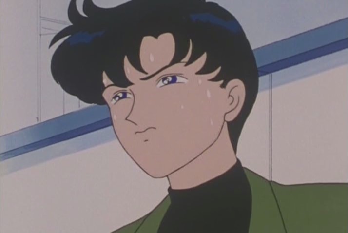 Mamoru eating a cookie