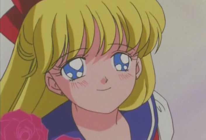 Minako smiles at Artemis