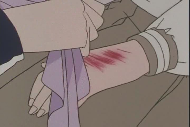 "I also used it to clean my shoes earlier."