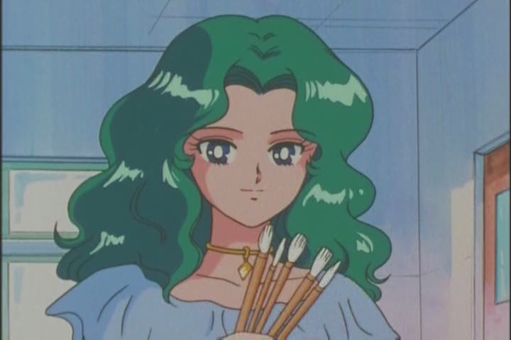Michiru in art class