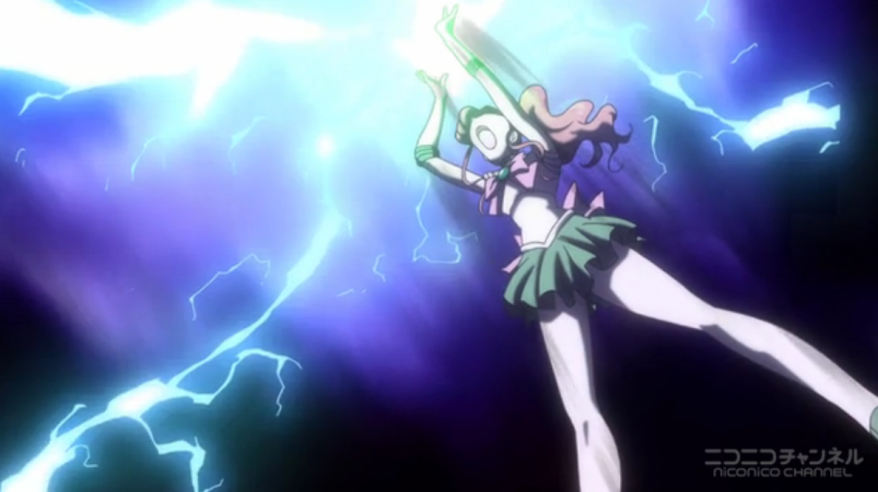 The return of the lightning rod on her tiara was not missed on THIS super fan