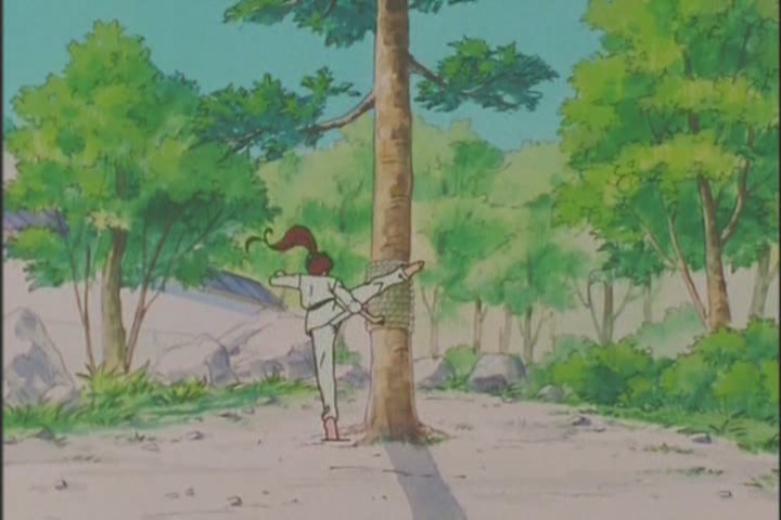 Yeah! You kick that tree in the goddamn FACE Makoto!