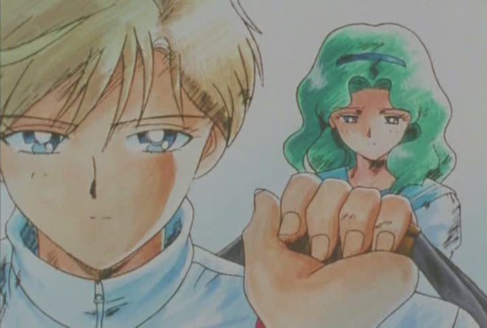 I really feel Michiru's hurt here. The pathos is dripping off the walls. You're so MEAN Haruka!