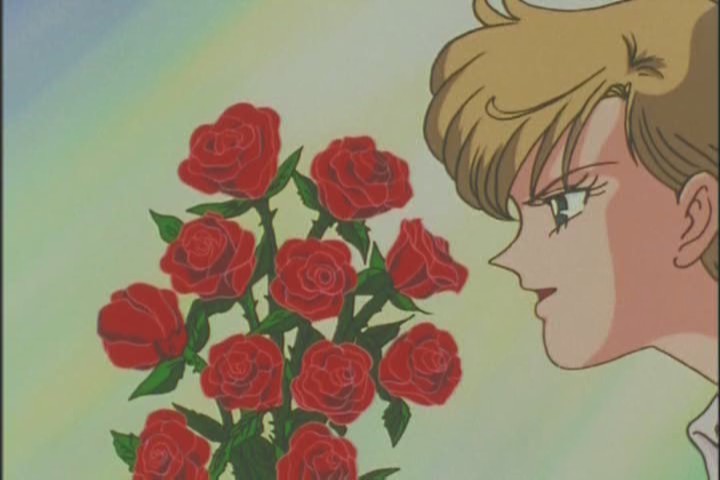 "Just going to stick my face awkwardly out liiiiike this, there we go." Seriously though, how could they make Haruka look so bad?