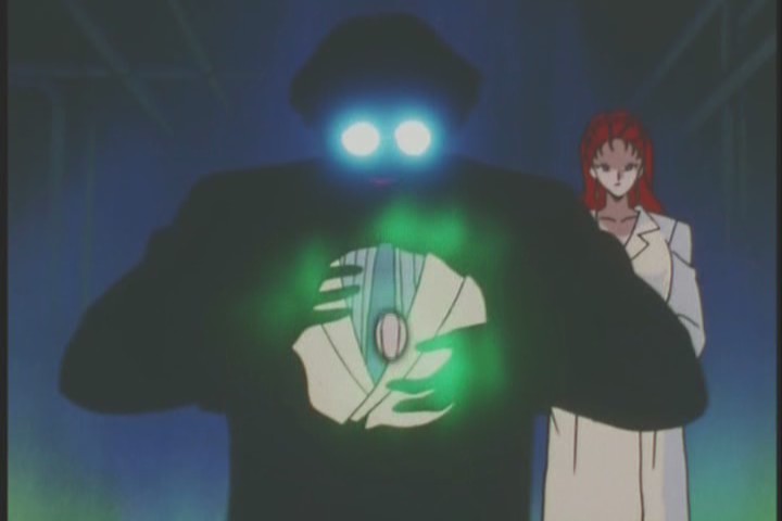 Professor Tomoe presents his strongest Daimohn to Kaorinite